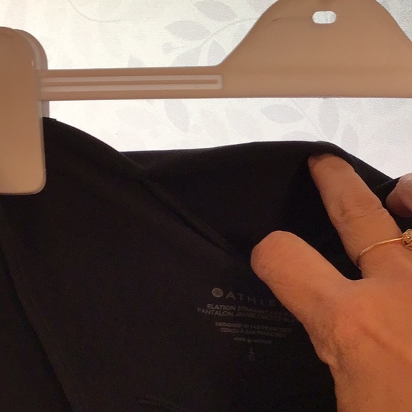 Athleta Elation Straight Leg Pants—Black Certified B Corp Quick Dry, Compression - Picture 5 of 8